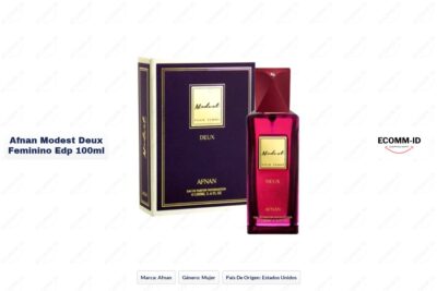 Ficha técnica Afnan afnan modest deux feminino edp 100ml
