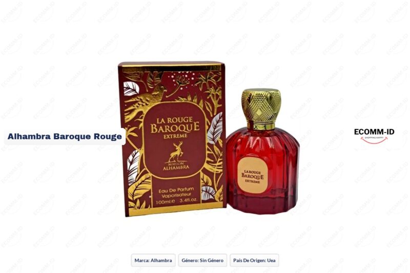 Alhambra baroque rouge