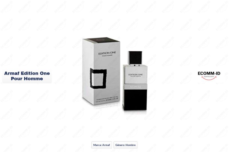 Ficha tecnica Armaf edition one pour homme Armaf edition one pour homme