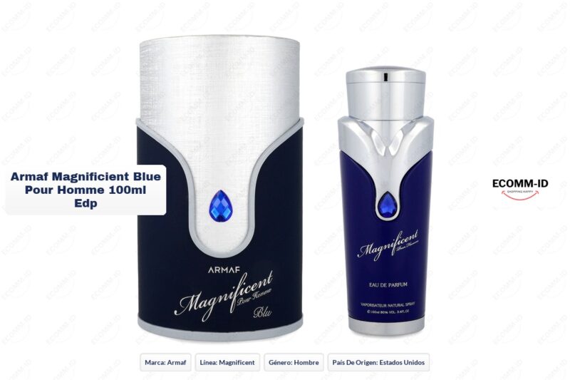 Armaf magnificient blue pour homme 100ml edp