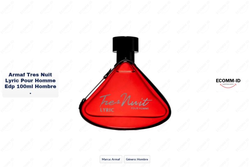 Armaf tres nuit lyric pour homme edp 100ml hombre .