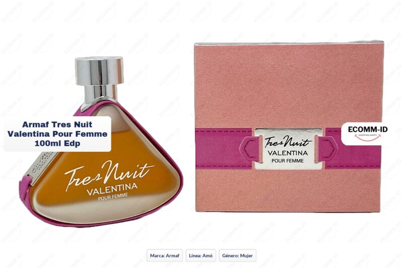 Armaf tres nuit valentina pour femme 100ml edp