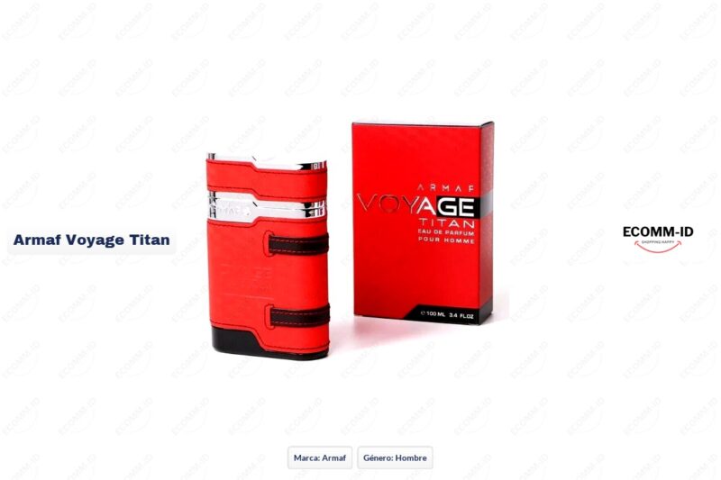 Ficha tecnica Armaf voyage titan Armaf voyage titan