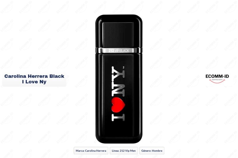 Ficha tecnica Carolina Herrera black i love ny Carolina Herrera black i love ny