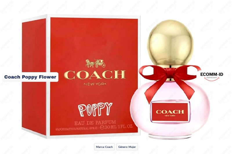 Coach coach poppy flower