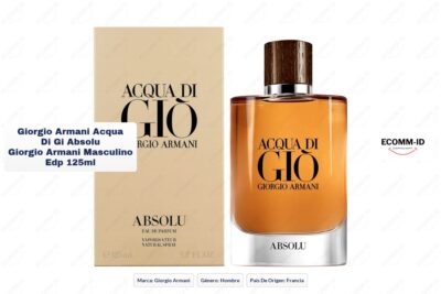 Ficha técnica Giorgio Armani acqua di gi absolu giorgio armani masculino edp 125ml