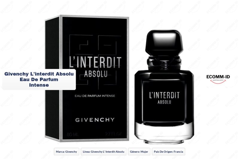 Ficha tecnica Givenchy linterdit absolu eau de parfum intense Givenchy givenchy l'interdit absolu eau de parfum intense