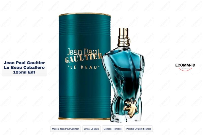 Ficha tecnica Jean Paul Gaultier le beau caballero 125ml edt Jean Paul Gaultier le beau caballero 125ml edt