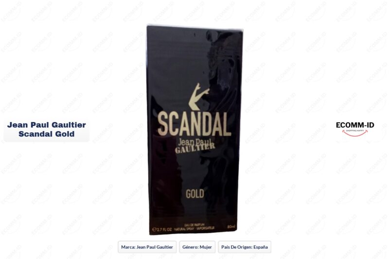 Ficha tecnica Jean Paul Gaultier scandal gold Jean Paul Gaultier scandal gold