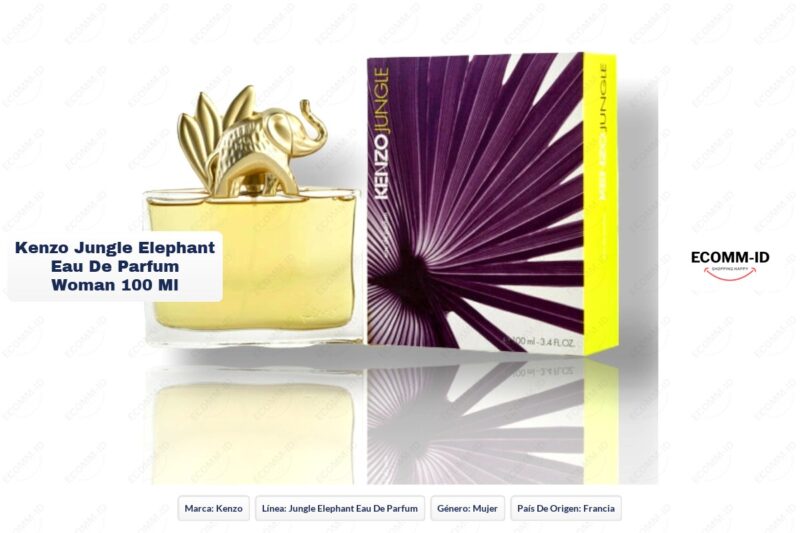 Ficha tecnica Kenzo jungle elephant eau de parfum woman 100 ml Kenzo jungle elephant eau de parfum woman 100 ml