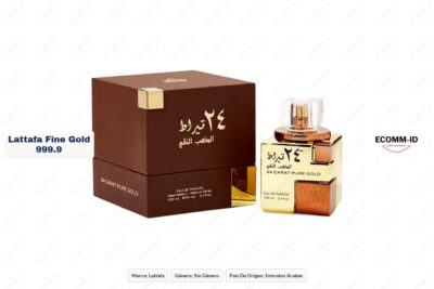 Ficha técnica Lattafa fine gold 999.9