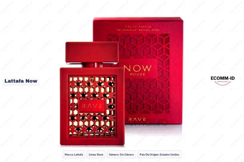 Ficha tecnica Lattafa now Lattafa now