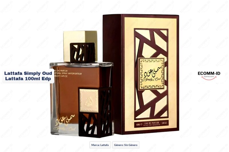 Lattafa simply oud lattafa 100ml edp