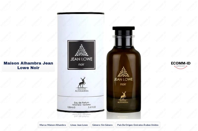 Ficha tecnica Maison Alhambra jean lowe noir Maison Alhambra jean lowe noir