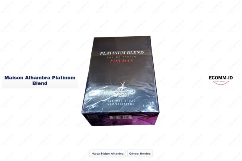 Ficha tecnica Maison Alhambra platinum blend Maison Alhambra platinum blend