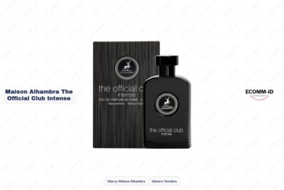 Ficha técnica Maison Alhambra the official club intense