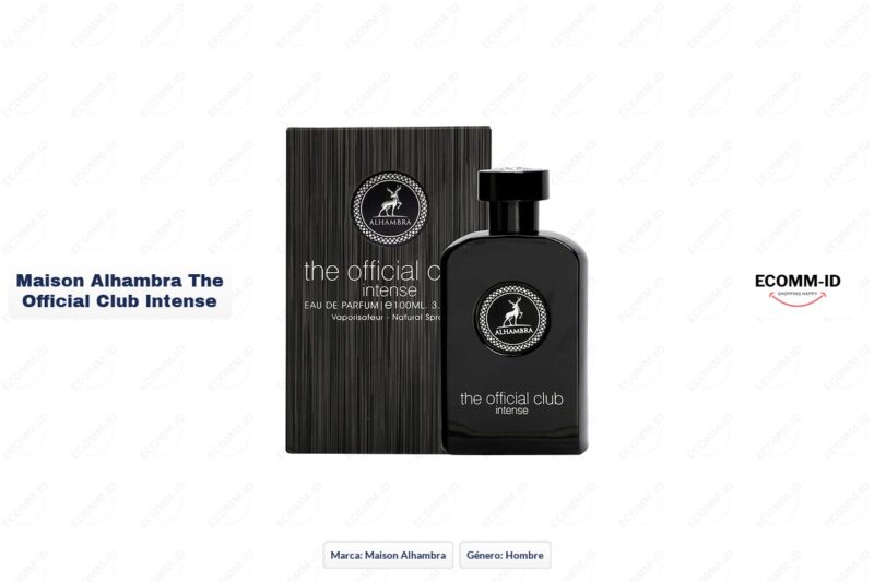 Ficha tecnica Maison Alhambra the official club intense Maison Alhambra the official club intense