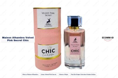 Ficha técnica Maison Alhambra velvet pink secret chic