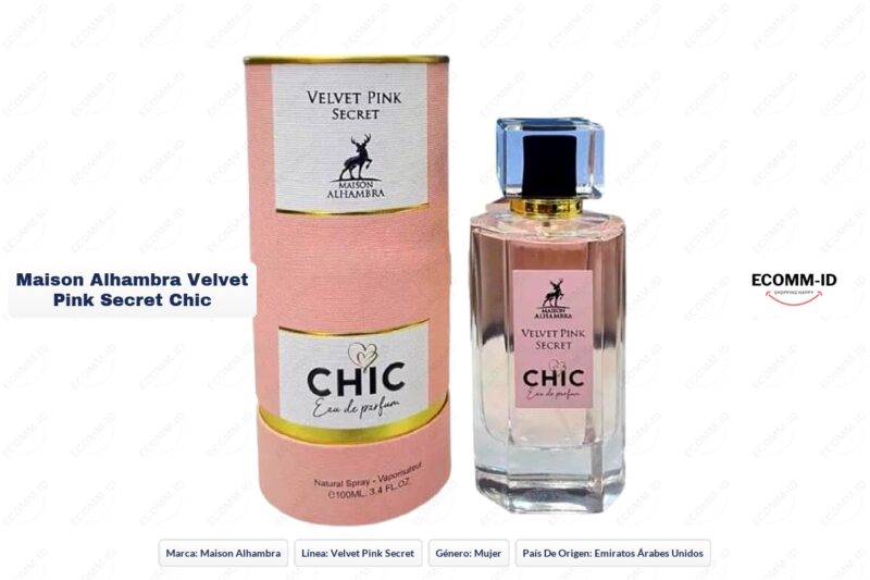 Maison Alhambra velvet pink secret chic