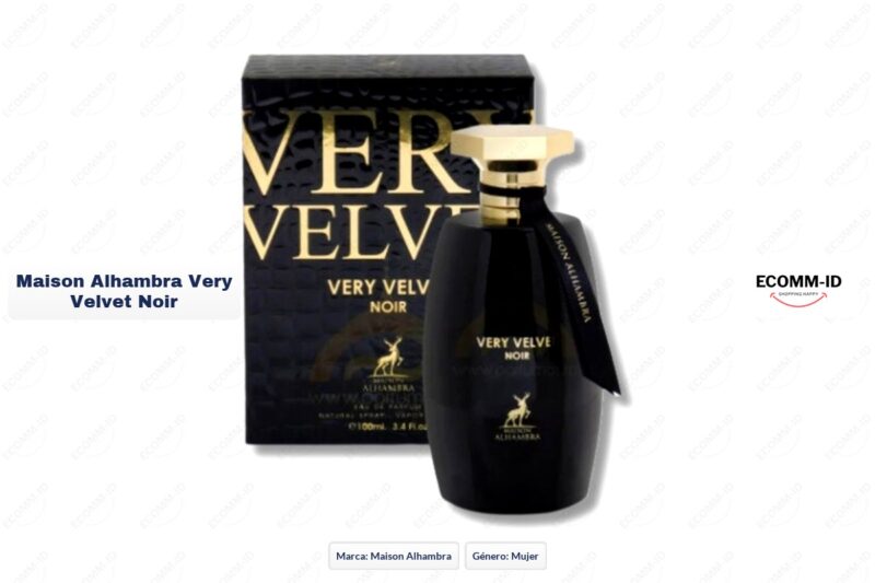 Ficha tecnica Maison Alhambra very velvet noir Maison Alhambra very velvet noir