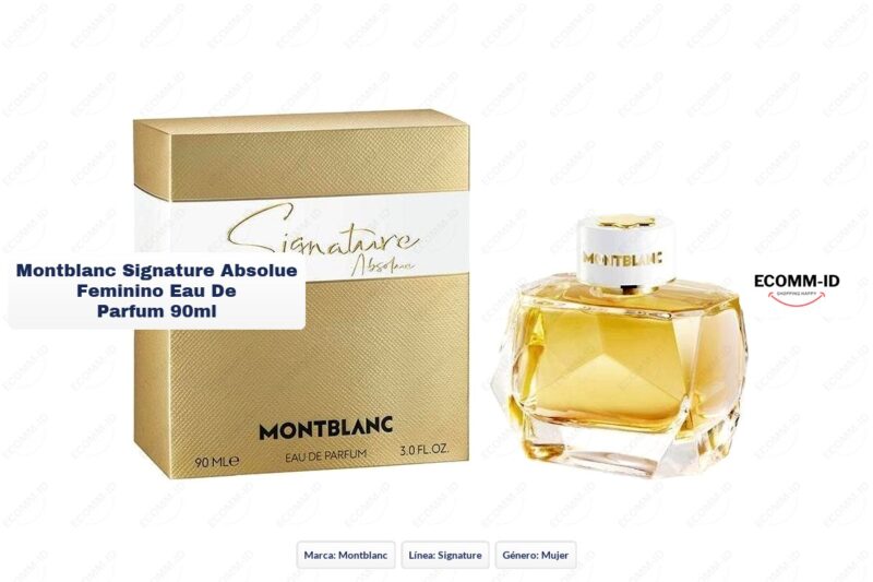 Ficha tecnica Montblanc signature absolue feminino eau de parfum 90ml Montblanc signature absolue feminino eau de parfum 90ml