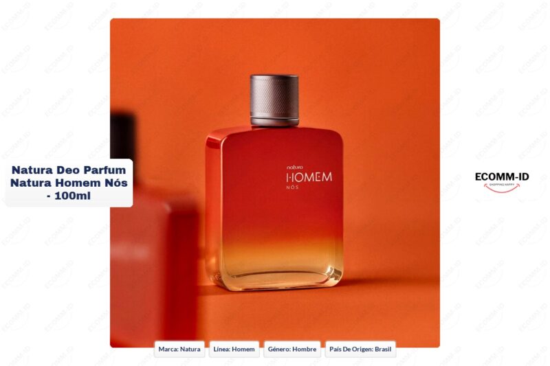 Ficha tecnica Natura deo parfum natura homem nos 100ml Natura deo parfum natura homem nós - 100ml