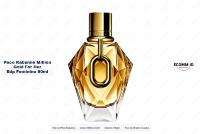 Ficha técnica Paco Rabanne paco rabanne million gold for her edp feminino 90ml