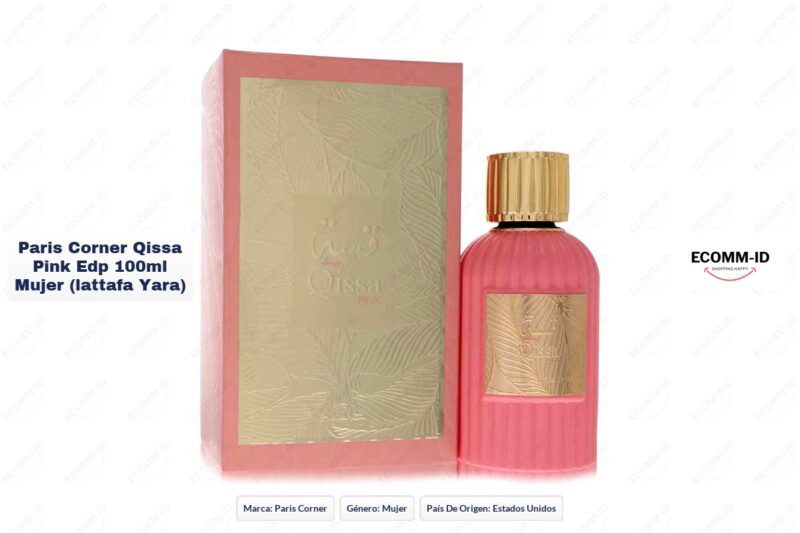 Ficha tecnica Paris Corner qissa pink edp 100ml mujer lattafa yara Paris Corner qissa pink edp 100ml mujer (lattafa yara)