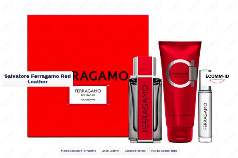 Salvatore Ferragamo red leather