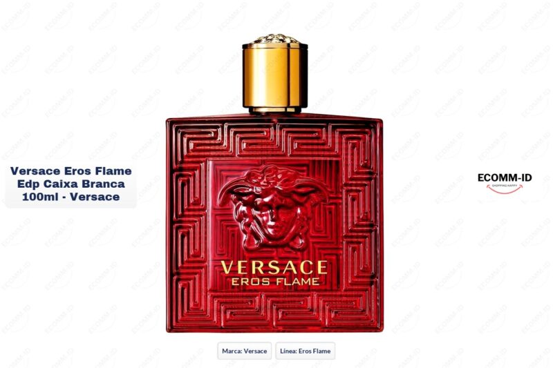 Versace eros flame edp caixa branca 100ml - versace