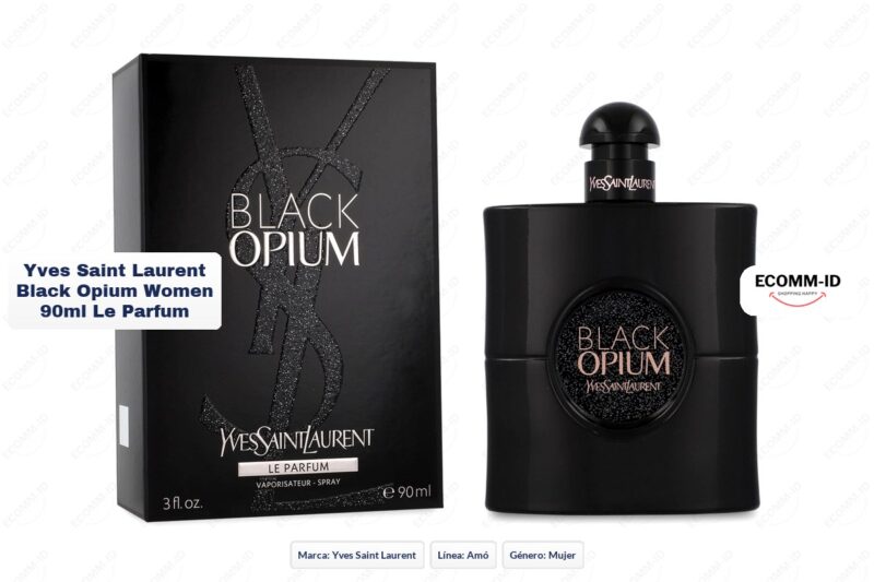 Ficha tecnica Yves Saint Laurent black opium women 90ml le parfum yves saint laurent black opium women 90ml le parfum