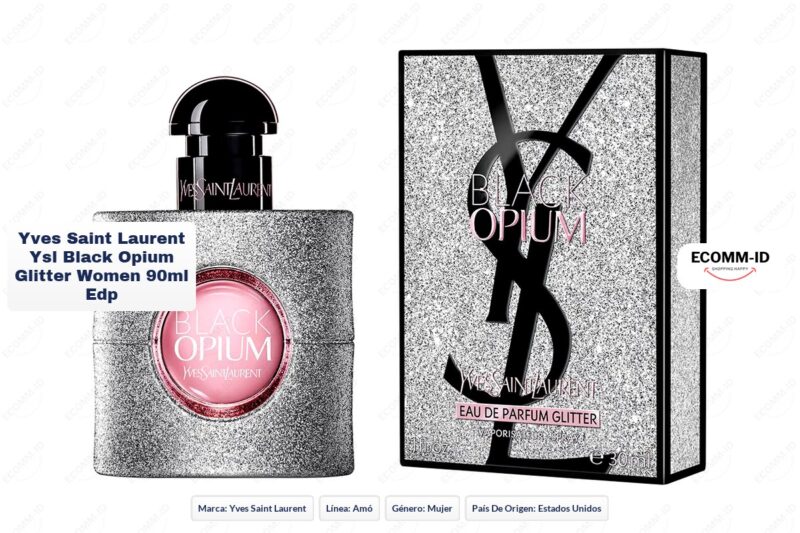 Ficha tecnica Yves Saint Laurent ysl black opium glitter women 90ml edp yves saint laurent ysl black opium glitter women 90ml edp