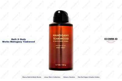 Ficha técnica Bath & Body Works mahogany teakwood