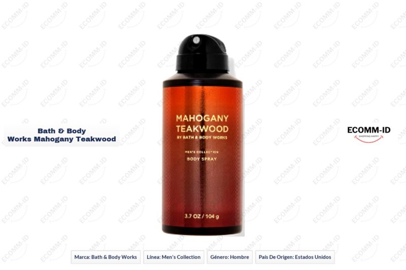 Ficha tecnica Bath Body Works mahogany teakwood Bath & Body Works mahogany teakwood