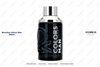 Benetton colors man black