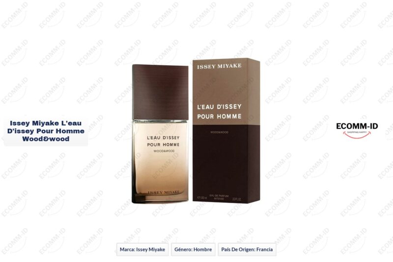 Ficha tecnica Issey Miyake leau dissey pour homme woodwood Issey Miyake l'eau d'issey pour homme wood&wood