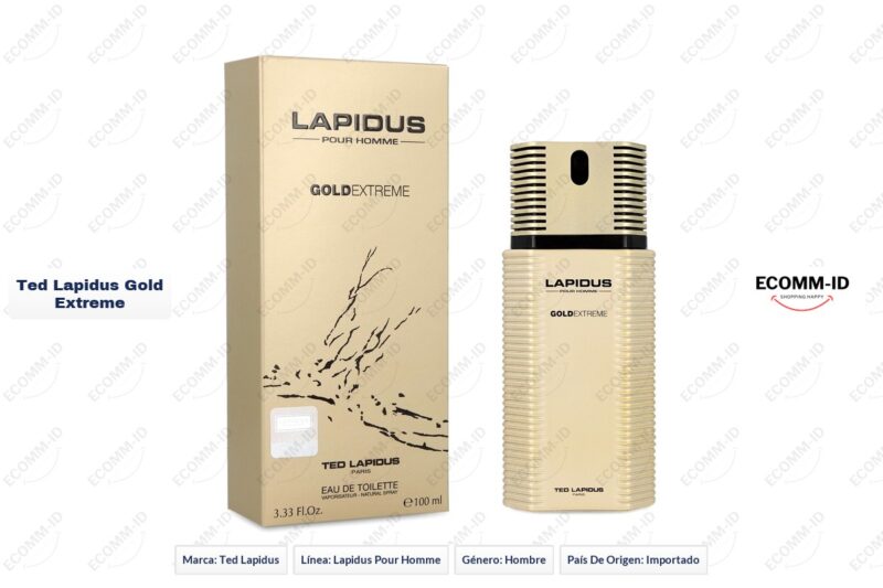 Ficha tecnica Ted Lapidus gold extreme Ted Lapidus gold extreme