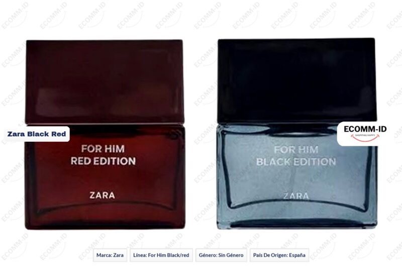 Ficha tecnica Zara black red Zara black red