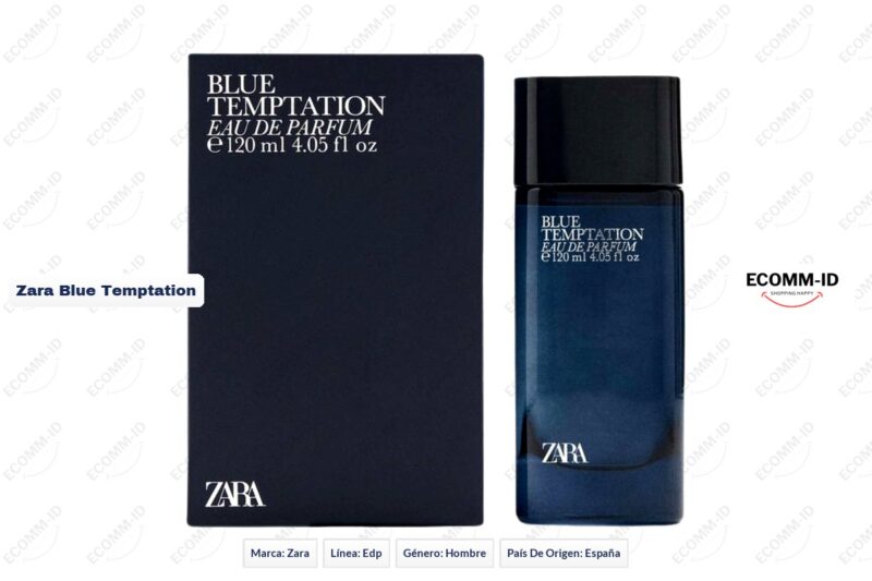 Ficha tecnica Zara blue temptation Zara blue temptation