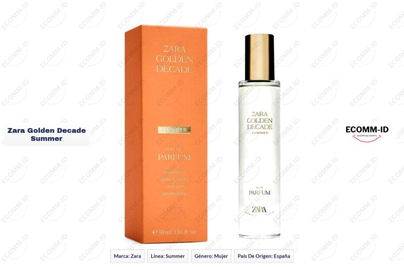 Ficha tecnica Zara golden decade summer Zara golden decade summer