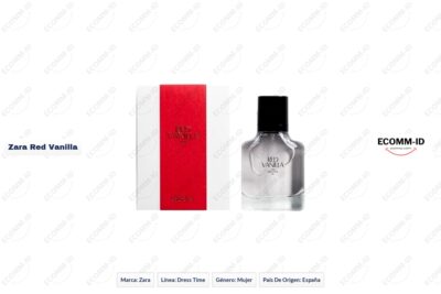 Zara red vanilla