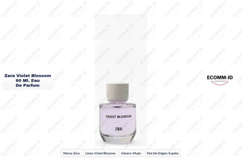 Zara violet blossom 90 ml. eau de parfum