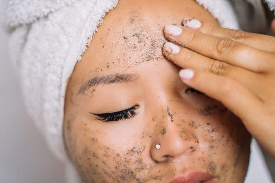 Exfoliante facial para piel sensible