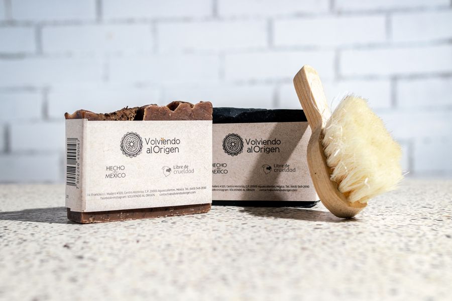 Jabón artesanal mexicano para skincare