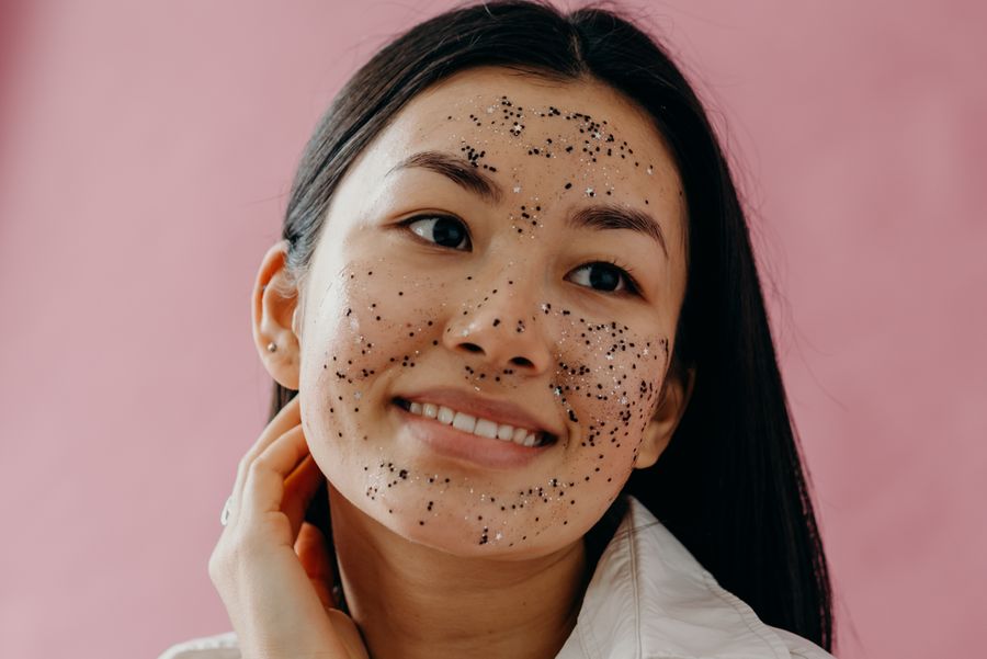 Mascarilla facial exfoliante química