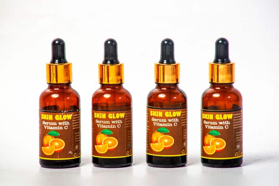 Sérum de vitamina C para cuidado facial